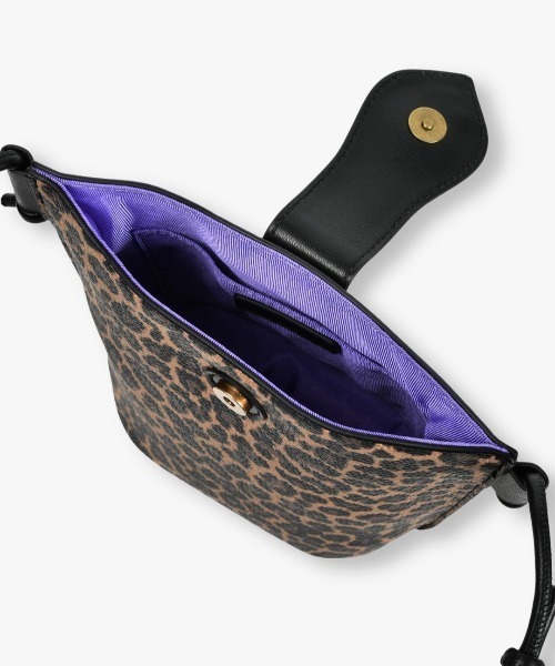 ANNA SUI(アナスイ)の「ハートロック ミニショルダーバッグ(ショルダーバッグ・レディース・レオパード/ブラック・FREE)」の15枚目の写真