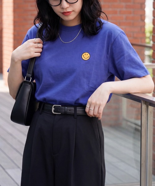 INNOCENT(イノセント)の「【T22】【MARKET/マーケット】胸刺繍 TEE MARKET02(Tシャツ/カットソー・メンズ・ブルー/カーキ・MEDIUM/LARGE/X-LARGE)」の2枚目の写真