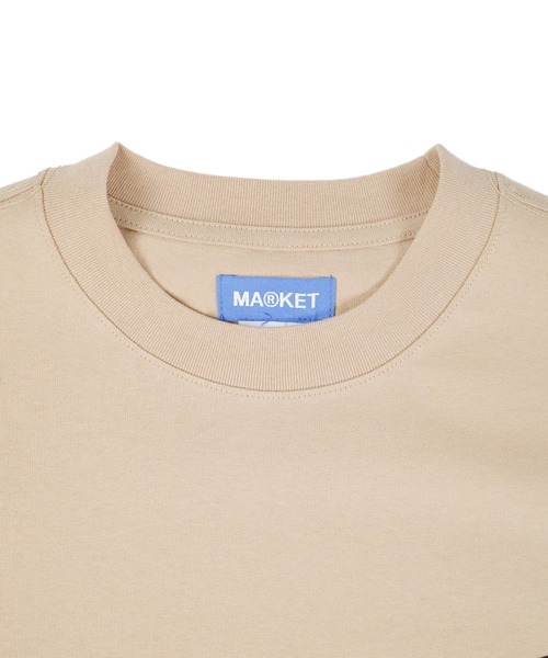 INNOCENT(イノセント)の「【T22】【MARKET/マーケット】胸刺繍 TEE MARKET02(Tシャツ/カットソー・メンズ・ブルー/カーキ・MEDIUM/LARGE/X-LARGE)」の7枚目の写真