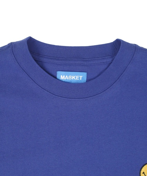 INNOCENT(イノセント)の「【T22】【MARKET/マーケット】胸刺繍 TEE MARKET02(Tシャツ/カットソー・メンズ・ブルー/カーキ・MEDIUM/LARGE/X-LARGE)」の3枚目の写真