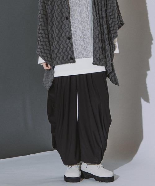 NO ID.(ノーアイディ)の「【NO ID.】Super Drape Easy Trousers / スーパー ドレープ イージー トラウザーズ(その他パンツ・メンズ・ブラック/その他22・2/1)」の22枚目の写真