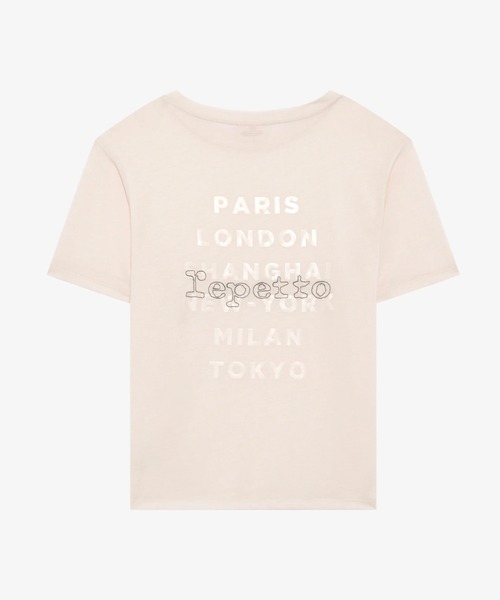 Repetto(レペット)の「シティー ダンス グラフィック Tシャツ / S0685A(Tシャツ/カットソー・レディース・ホワイト系その他・LARGE/MEDIUM/SMALL)」の1枚目の写真