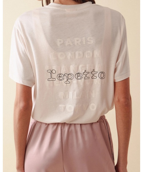 Repetto(レペット)の「シティー ダンス グラフィック Tシャツ / S0685A(Tシャツ/カットソー・レディース・ホワイト系その他・LARGE/MEDIUM/SMALL)」の2枚目の写真