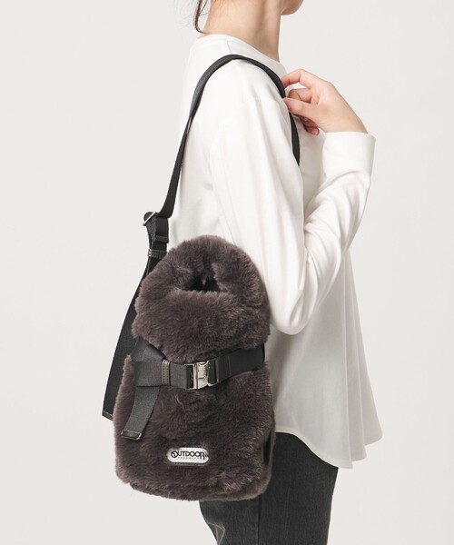 OUTDOOR PRODUCTS(アウトドアプロダクツ)の「【別注】<OUTDOOR PRODUCTS>2wayBeltTote Fu(ショルダーバッグ・レディース・ブラック/グレー/ブラウン・FREE)」の6枚目の写真