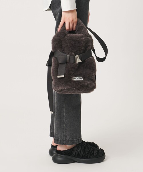 OUTDOOR PRODUCTS(アウトドアプロダクツ)の「【別注】<OUTDOOR PRODUCTS>2wayBeltTote Fu(ショルダーバッグ・レディース・ブラック/グレー/ブラウン・FREE)」の7枚目の写真