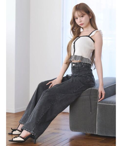 EATME(イートミー)の「オープントゥリボンパンプス(パンプス・レディース・その他1/ブラック/キャメル・SMALL/MEDIUM/LARGE)」の11枚目の写真