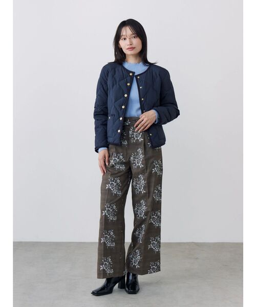 TONAL（トーナル）の「レース刺繍ワイドパンツ（その他パンツ・レディース・ブラウン/グレー・SMALL/MEDIUM）」の13枚目の写真