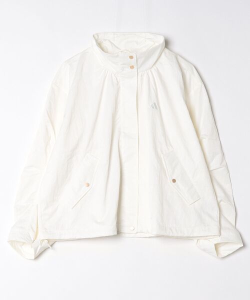 adidas(アディダス)の「ラックスフローしわ加工ウーブン ルーズフィット ジャケット / アディダス adidas(その他アウター・レディース・ホワイト・X-LARGE/SMALL/MEDIUM/LARGE/XX-LARGE)」の6枚目の写真