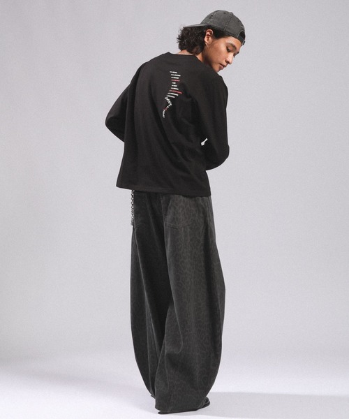 RAGEBLUE(レイジブルー)の「ASSORT ONE-POINT T-SHIRT/アソートワンポイントロンT(Tシャツ/カットソー・メンズ・ブラック・MEDIUM/LARGE)」の5枚目の写真