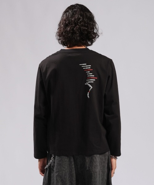 RAGEBLUE(レイジブルー)の「ASSORT ONE-POINT T-SHIRT/アソートワンポイントロンT(Tシャツ/カットソー・メンズ・ブラック・MEDIUM/LARGE)」の11枚目の写真