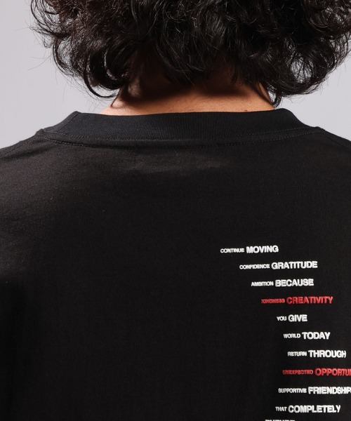 RAGEBLUE(レイジブルー)の「ASSORT ONE-POINT T-SHIRT/アソートワンポイントロンT(Tシャツ/カットソー・メンズ・ブラック・MEDIUM/LARGE)」の12枚目の写真
