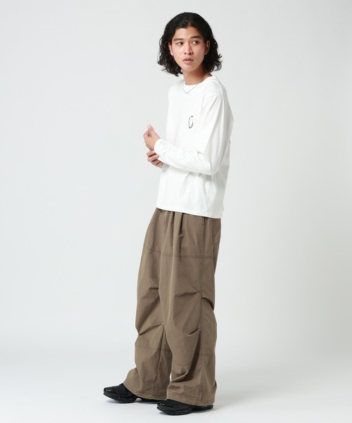 RAGEBLUE(レイジブルー)の「ASSORT ONE-POINT T-SHIRT/アソートワンポイントロンT(Tシャツ/カットソー・メンズ・ブラック・MEDIUM/LARGE)」の19枚目の写真