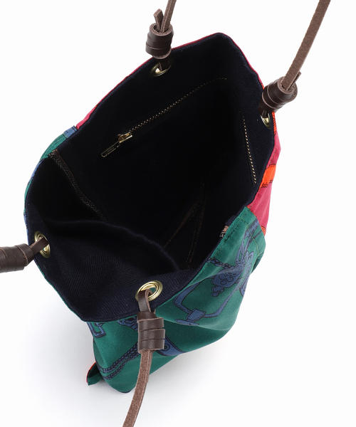 VERMEIL par iena（ヴェルメイユパーイエナ）の「manipuri マニプリ リバーシブルプリントトートS H21 xW14cm 163252002（トートバッグ・レディース・レッド・FREE）」の8枚目の写真