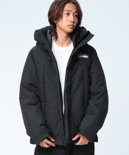 FIRST DOWN(ファーストダウン)の「FIRST DOWN USA (ファーストダウン) WRAP DOWN PARKA ラップ ダウンジャケット フード メンズ F942010(ダウンジャケット/コート・メンズ・ブルー/ブラック/カーキ・LL/L/M)」の5枚目の写真