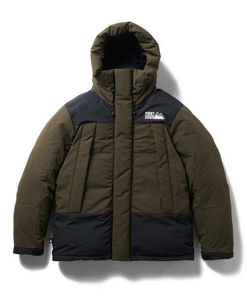 FIRST DOWN(ファーストダウン)の「FIRST DOWN USA (ファーストダウン) WRAP DOWN PARKA ラップ ダウンジャケット フード メンズ F942010(ダウンジャケット/コート・メンズ・ブルー/ブラック/カーキ・LL/L/M)」の8枚目の写真