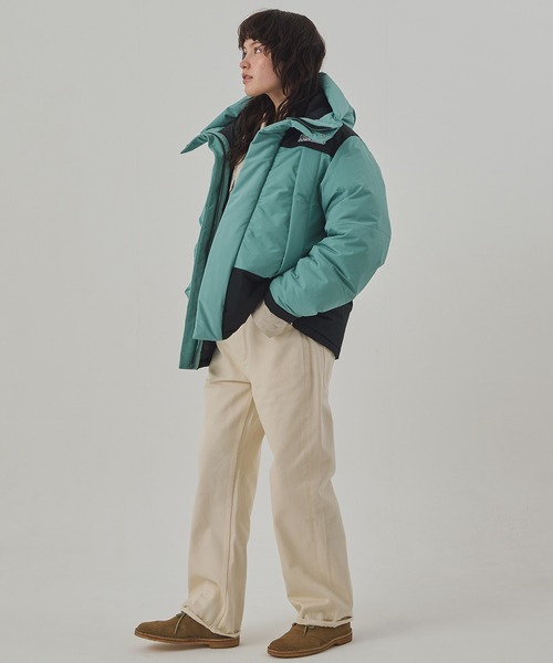 FIRST DOWN(ファーストダウン)の「FIRST DOWN USA (ファーストダウン) WRAP DOWN PARKA ラップ ダウンジャケット フード メンズ F942010(ダウンジャケット/コート・メンズ・ブルー/ブラック/カーキ・LL/L/M)」の10枚目の写真