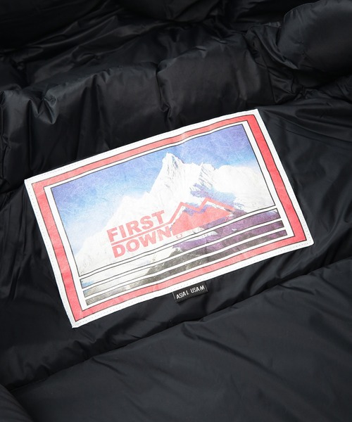 FIRST DOWN(ファーストダウン)の「FIRST DOWN USA (ファーストダウン) WRAP DOWN PARKA ラップ ダウンジャケット フード メンズ F942010(ダウンジャケット/コート・メンズ・ブルー/ブラック/カーキ・LL/L/M)」の13枚目の写真