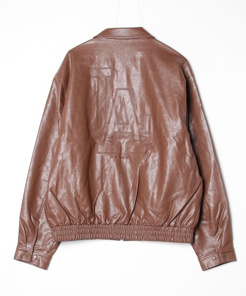NEW ERA(ニューエラ)の「【NEW ERA】SYNTHETIC LEATHER JK LOSDOD BRN(その他アウター・メンズ・ブラウン・X-LARGE/LARGE/MEDIUM)」の4枚目の写真