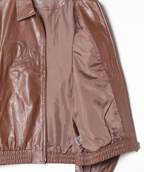 NEW ERA(ニューエラ)の「【NEW ERA】SYNTHETIC LEATHER JK LOSDOD BRN(その他アウター・メンズ・ブラウン・X-LARGE/LARGE/MEDIUM)」の5枚目の写真