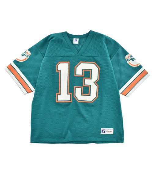 LABORATORY R(ラボラトリーアール)の「【USED】LOGO7 “NFL Miami Dolphins #13” ゲームシャツ(Tシャツ/カットソー・メンズ・ブルー・LARGE)」の1枚目の写真