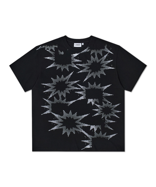 LORES(ロアス)の「Burst S/S Tee - Black(Tシャツ/カットソー・レディース・その他・LARGE/MEDIUM/SMALL)」の4枚目の写真