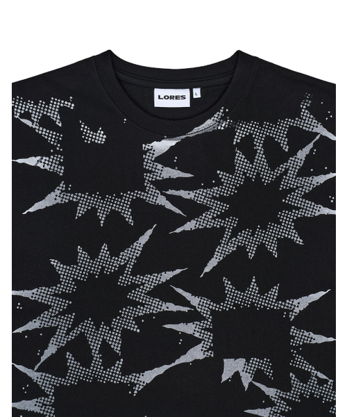 LORES(ロアス)の「Burst S/S Tee - Black(Tシャツ/カットソー・レディース・その他・LARGE/MEDIUM/SMALL)」の6枚目の写真