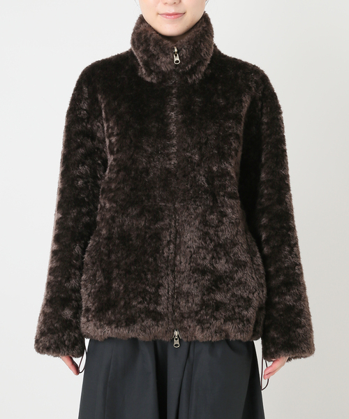 IENA LA BOUCLE(イエナラブークル)の「IENA LA BOUCLE リバーシブルフェイクファースエードブルゾン(その他アウター・レディース・ブラウン・FREE)」の13枚目の写真
