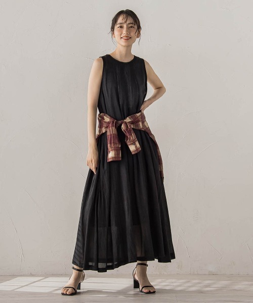 Droite lautreamont(ドロワットロートレアモン)の「Hand MadeブラストデニムZIPワンピース(ワンピース・レディース・ブルー/ブラック・M)」の7枚目の写真
