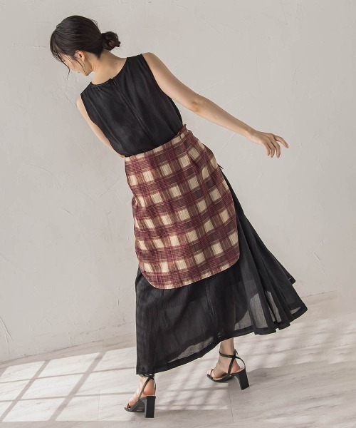 Droite lautreamont(ドロワットロートレアモン)の「Hand MadeブラストデニムZIPワンピース(ワンピース・レディース・ブルー/ブラック・M)」の11枚目の写真