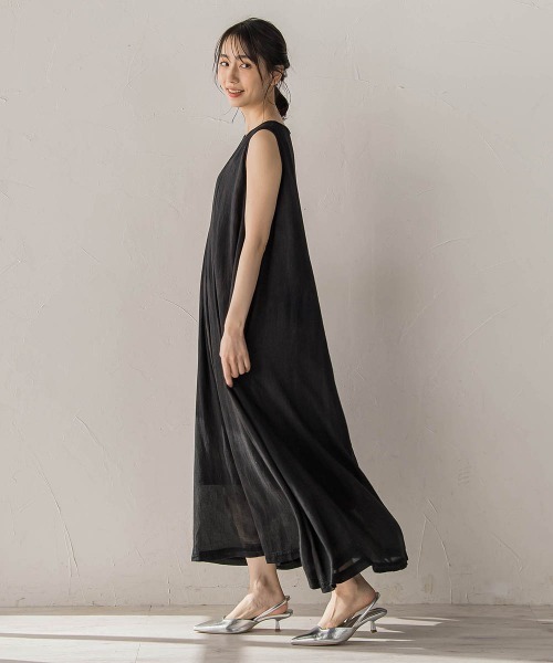Droite lautreamont(ドロワットロートレアモン)の「Hand MadeブラストデニムZIPワンピース(ワンピース・レディース・ブルー/ブラック・M)」の14枚目の写真