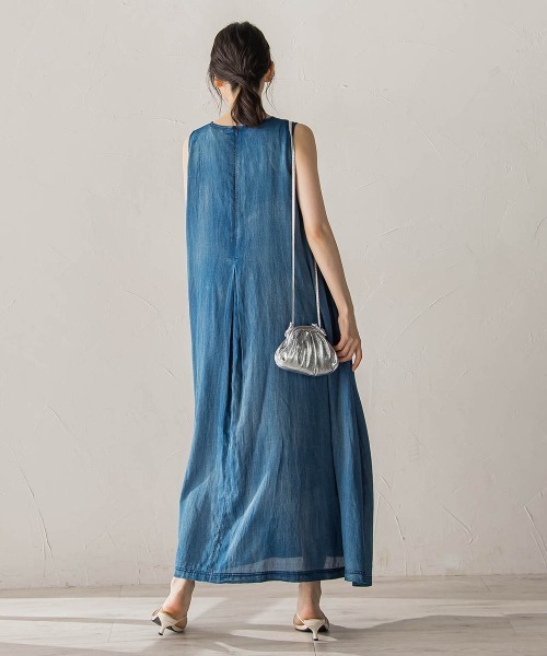 Droite lautreamont(ドロワットロートレアモン)の「Hand MadeブラストデニムZIPワンピース(ワンピース・レディース・ブルー/ブラック・M)」の19枚目の写真