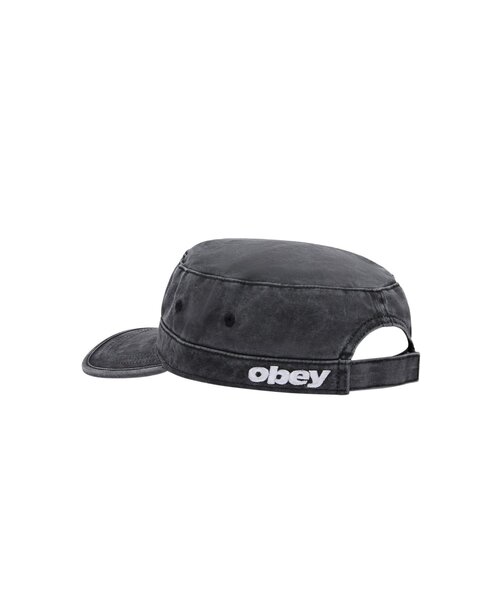 WHO'S WHO gallery(フーズフーギャラリー)の「【OBEY】PIGMENT OBEY PAGE CADET CAP(キャップ・メンズ・ベージュ/ブラック/オリーブ・FREE)」の6枚目の写真