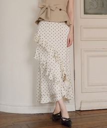 dot long skirt / ドットロングスカート