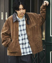 LEATHERETTE WORK JACKET/レザレット ワークジャケット