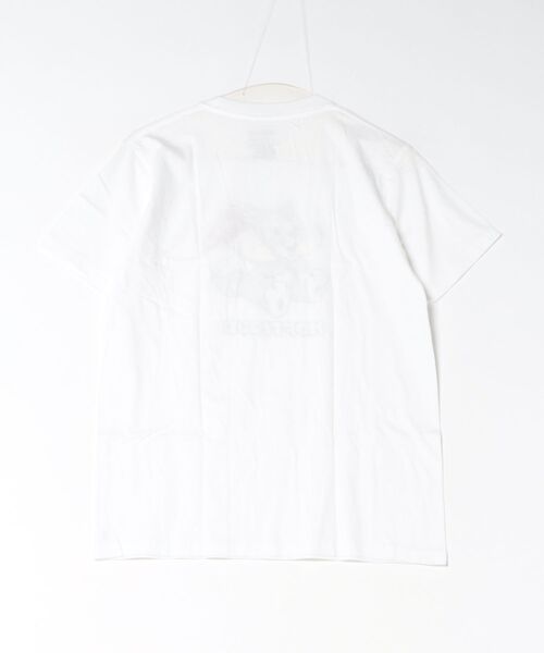 Moftique(モフティック)の「Moftique(モフティック) エントリーモデル 半袖Tシャツ アニマル ポップキャットイラスト 猫 インクジェットプリント 褪せ感 4.0オンス 薄手 トップス カットソー 夏 カジュアル レディース ユニセックス(Tシャツ/カットソー・レディース・ホワイト系1/ホワイト系2・S)」の3枚目の写真