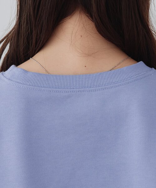 DISCOAT(ディスコート)の「ワンポイント刺繍カラースウェット《ユニセックス》(Tシャツ/カットソー・レディース・イエロー/パープル/ブラウン・MEDIUM/LARGE)」の15枚目の写真
