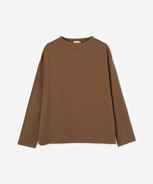 handvaerk（ハンドバーク）の「handvaerk | 60/2 ボトルネック 長袖Tシャツ WOMEN（Tシャツ/カットソー）」