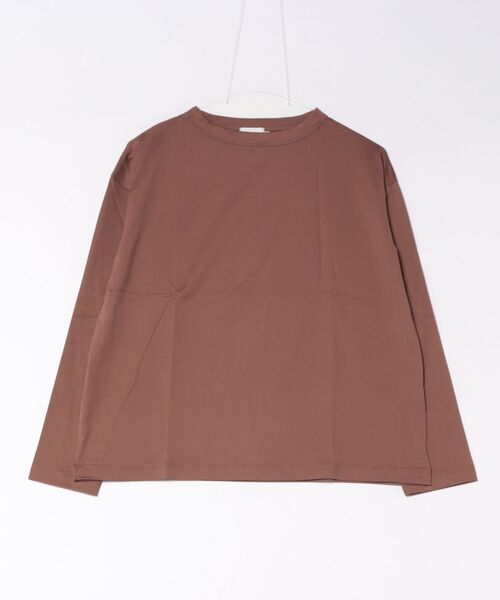 handvaerk（ハンドバーク）の「handvaerk | 60/2 ボトルネック 長袖Tシャツ WOMEN（Tシャツ/カットソー・レディース・ブラウン系その他/ダークグレー/グレー系その他/ホワイト/ブラック・S）」の5枚目の写真