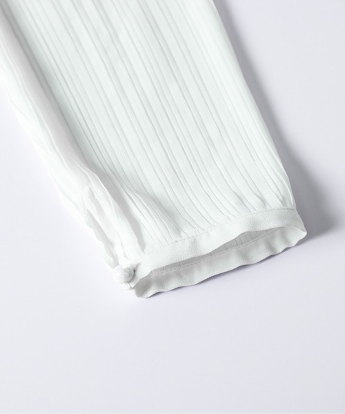 La-gemme（ラジェム）の「プリーツスリーブ Iラインワンピース/上品/ロング丈（ワンピース・レディース・ブラウン/ネイビー/ブラック・フリー）」の20枚目の写真