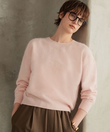 【2026AW】【天然素材100% / シルク＆カシミヤ混ウール】シャギーニットプルオーバー