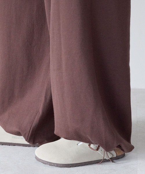 gossara(ゴサラ)の「【gossara ゆるっと穿ける】裾ドロストニットパンツ(その他パンツ・レディース・ブラック/グレー/ブラウン・FREE)」の20枚目の写真