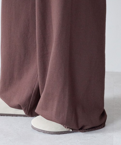 gossara(ゴサラ)の「【gossara ゆるっと穿ける】裾ドロストニットパンツ(その他パンツ・レディース・ブラック/グレー/ブラウン・FREE)」の21枚目の写真
