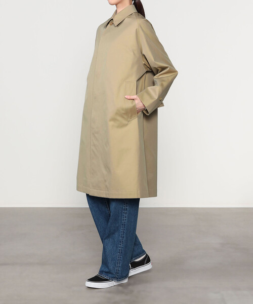 ANATOMICA（アナトミカ）の「ANATOMICA | SINGLE RAGLAN 1 WOMEN（ステンカラーコート・レディース・ベージュ・40/38）」の20枚目の写真