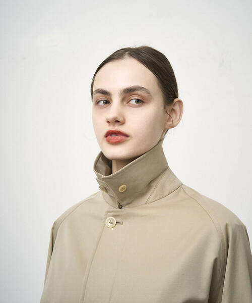 ANATOMICA（アナトミカ）の「ANATOMICA | SINGLE RAGLAN 1 WOMEN（ステンカラーコート・レディース・ベージュ・40/38）」の4枚目の写真