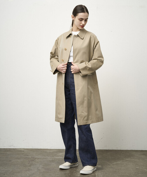 ANATOMICA（アナトミカ）の「ANATOMICA | SINGLE RAGLAN 1 WOMEN（ステンカラーコート・レディース・ベージュ・40/38）」の7枚目の写真