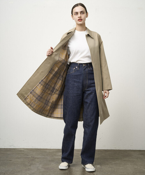 ANATOMICA（アナトミカ）の「ANATOMICA | SINGLE RAGLAN 1 WOMEN（ステンカラーコート・レディース・ベージュ・40/38）」の8枚目の写真