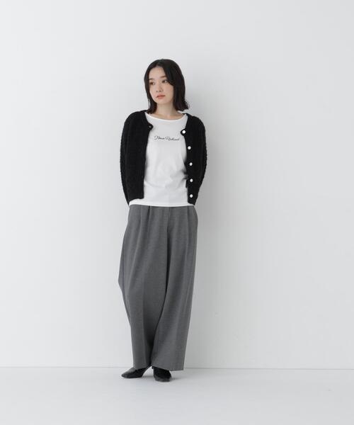 NATURAL BEAUTY BASIC(ナチュラルビューティーベーシック)の「ツイーディーカーディガン(カーディガン/ボレロ・レディース・ブラウン/ブラック/ベージュ系その他・FREE)」の4枚目の写真