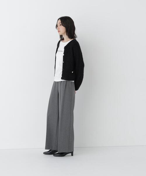 NATURAL BEAUTY BASIC(ナチュラルビューティーベーシック)の「ツイーディーカーディガン(カーディガン/ボレロ・レディース・ブラウン/ブラック/ベージュ系その他・FREE)」の10枚目の写真