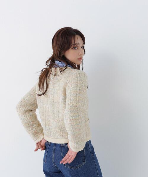 NATURAL BEAUTY BASIC(ナチュラルビューティーベーシック)の「ツイーディーカーディガン(カーディガン/ボレロ・レディース・ブラウン/ブラック/ベージュ系その他・FREE)」の15枚目の写真