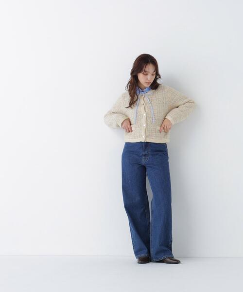 NATURAL BEAUTY BASIC(ナチュラルビューティーベーシック)の「ツイーディーカーディガン(カーディガン/ボレロ・レディース・ブラウン/ブラック/ベージュ系その他・FREE)」の16枚目の写真